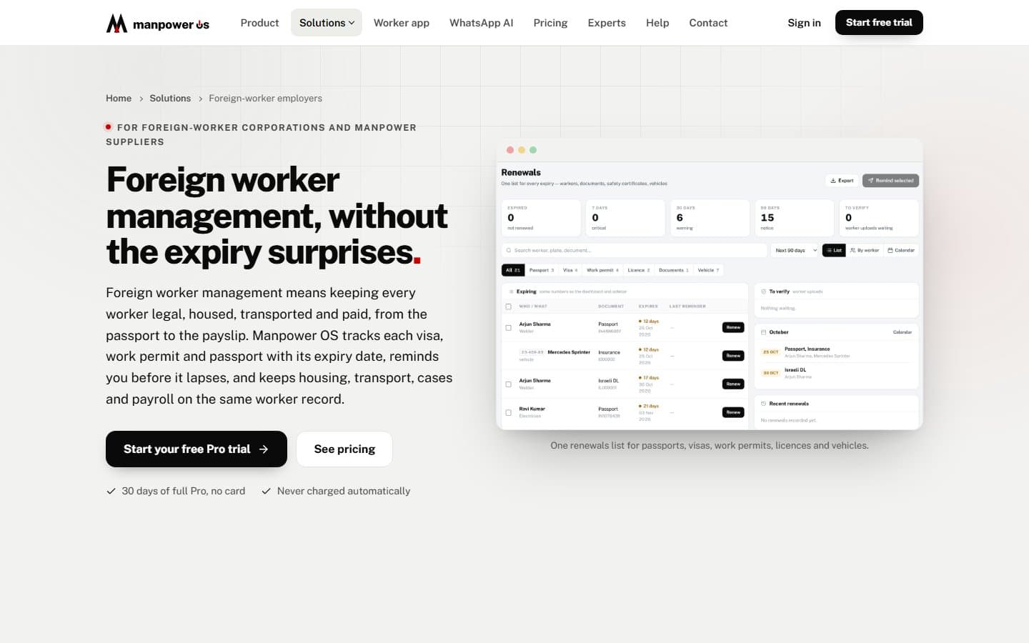Construction company, Israel — project screenshot 1
